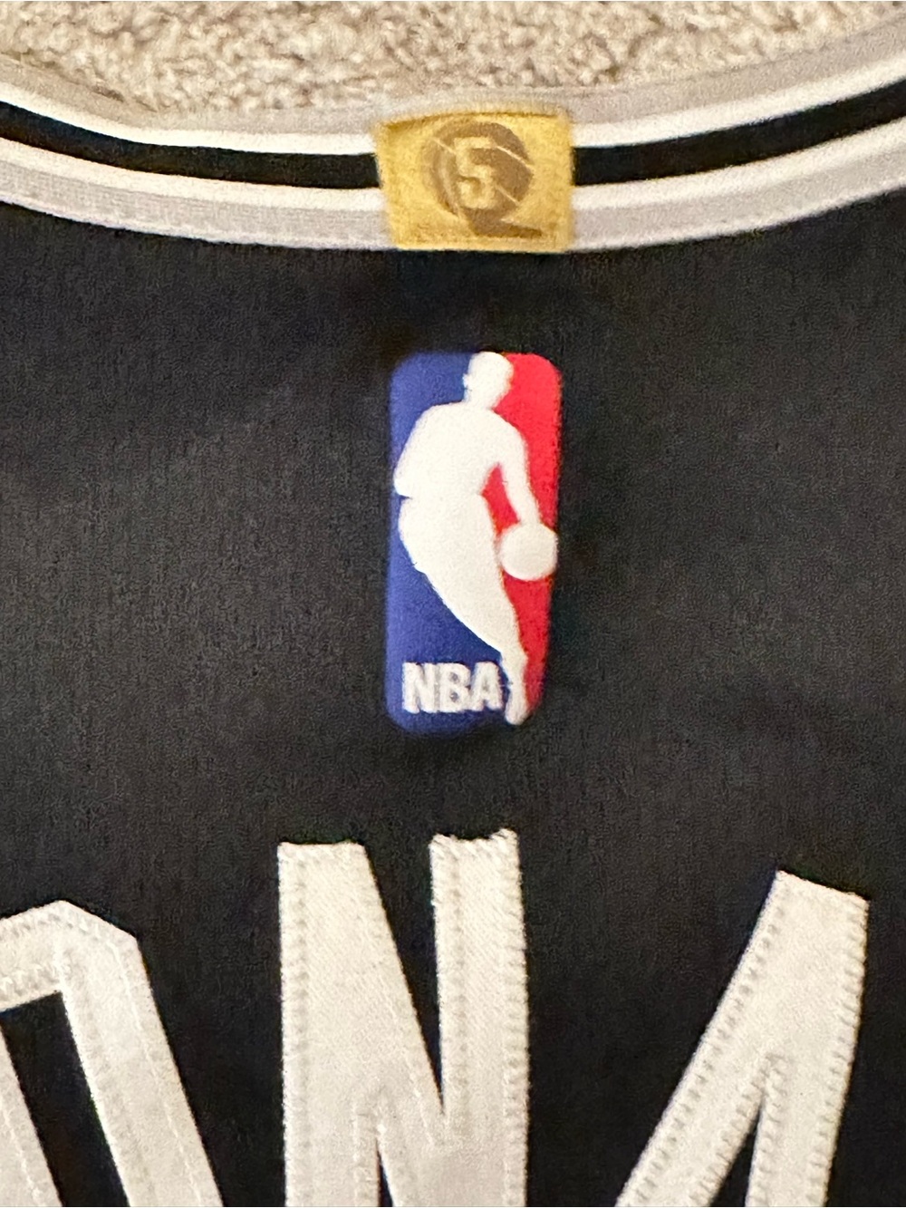 Nike Black NBA Engineered #2 Kawhi Leonard Jersey Patch Detail - Picture 6 of 8